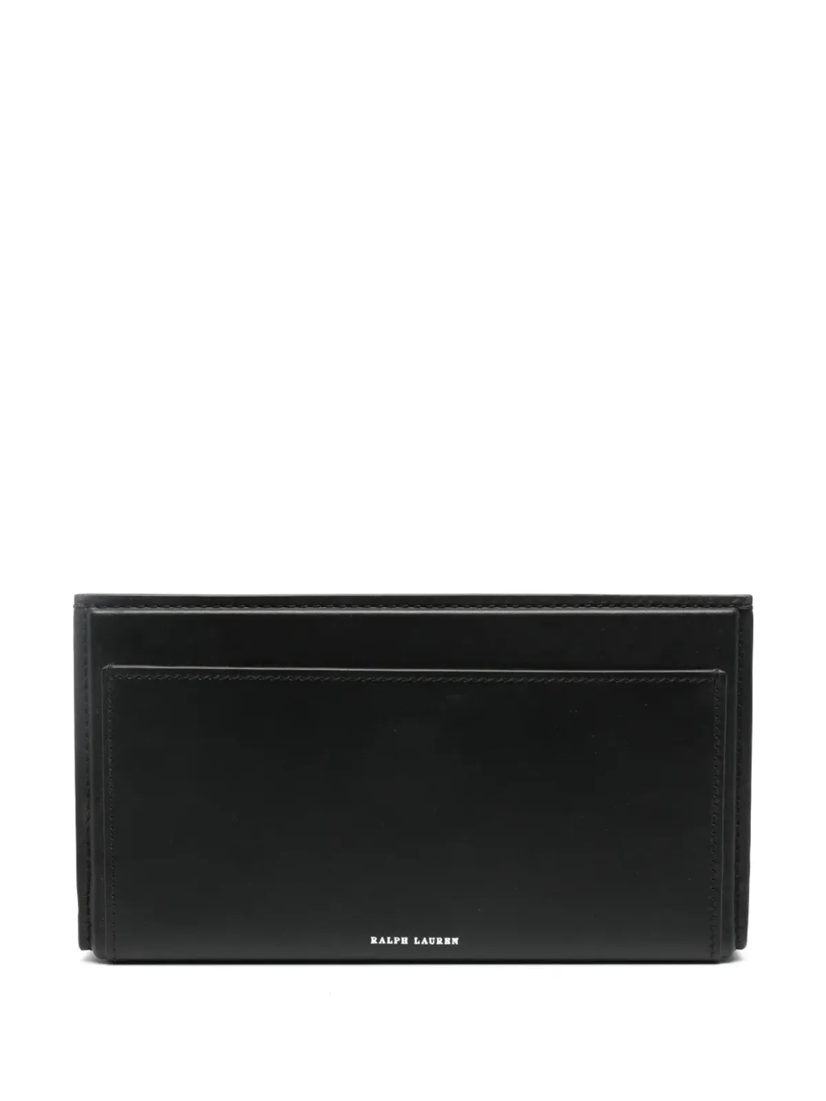 Ralph Lauren Home ブレンナン レザー レターラック - ブラック - 画像2