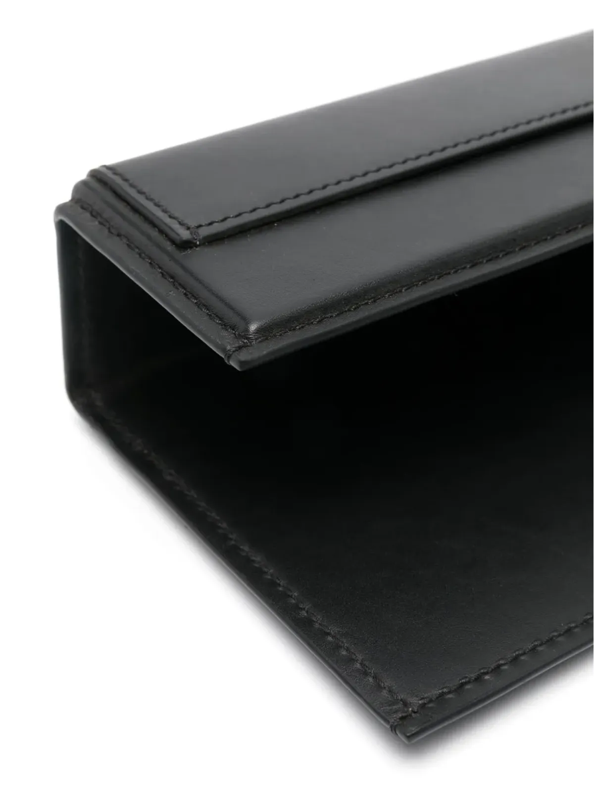 Ralph Lauren Home ブレンナン レザー レターラック - ブラック - 画像3