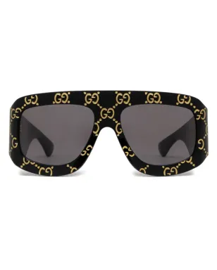 Gucci Eyewear GG Street pilot-frame サングラス - サムネイル1