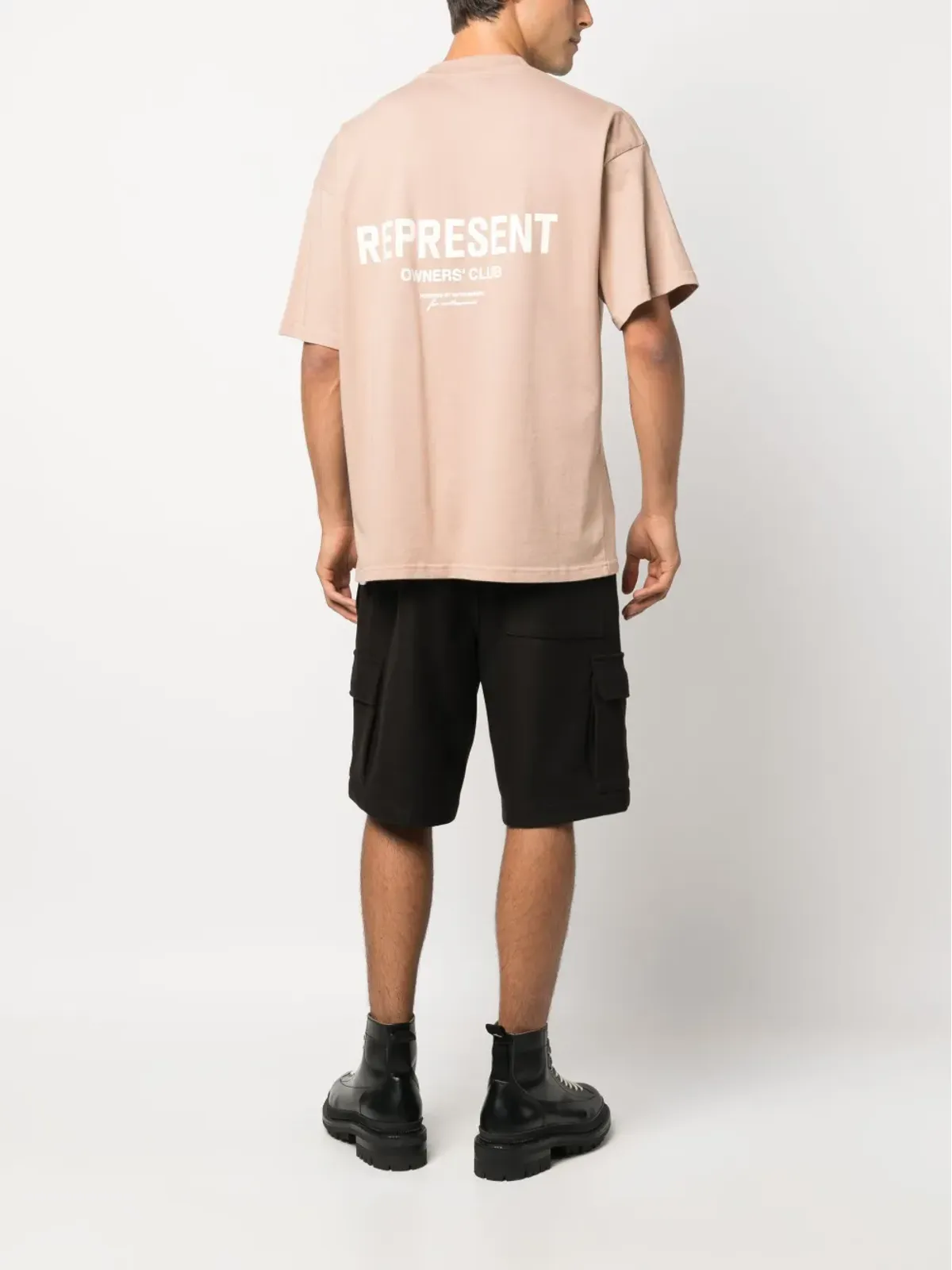 Represent ロゴプリント コットン Tシャツ - 画像2