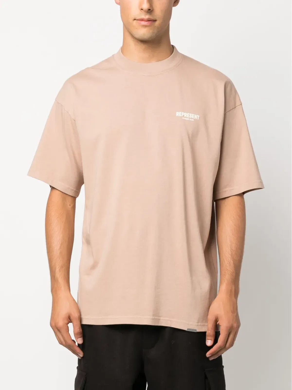 Represent ロゴプリント コットン Tシャツ - 画像3