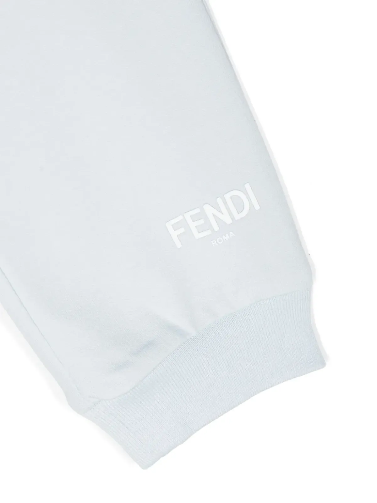Fendi Kids ロゴスタンプ コットン ト TRACKパンツ - 画像3