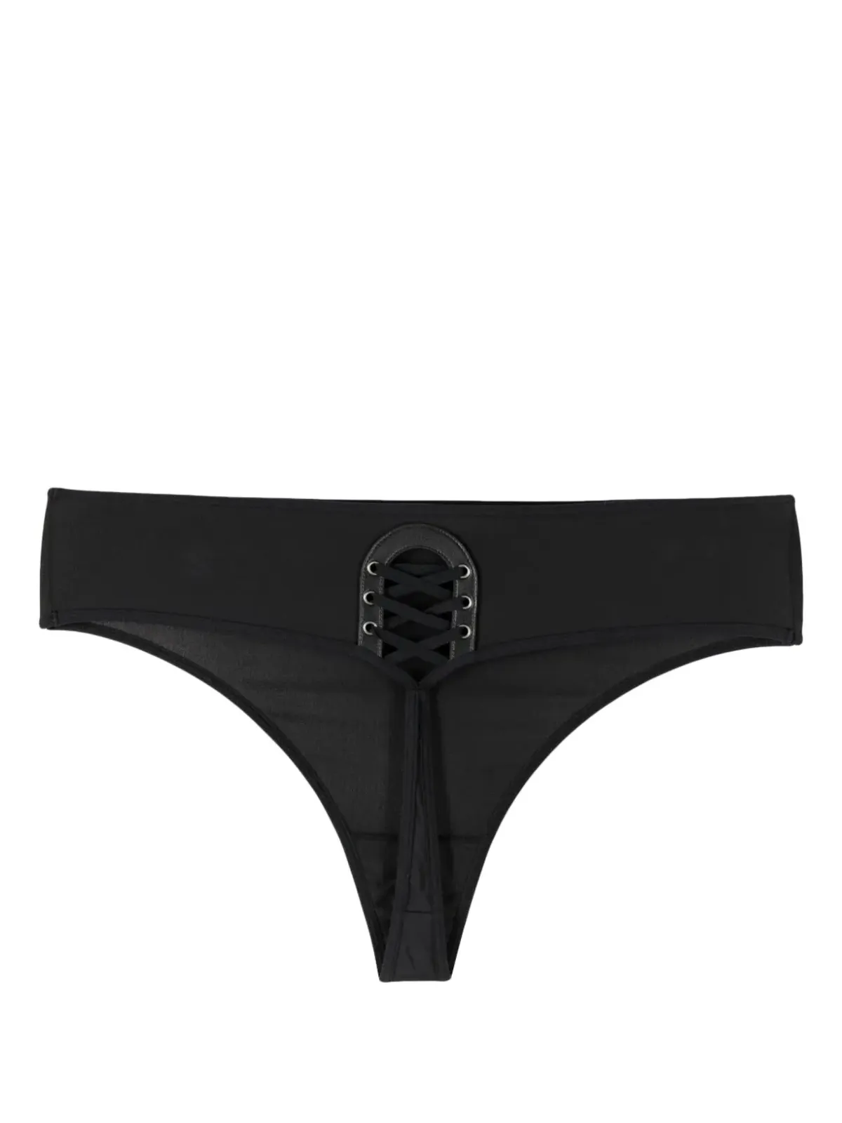 Marlies Dekkers エフォリア ラティスストラップ Tバックショーツ ブラック - 画像2