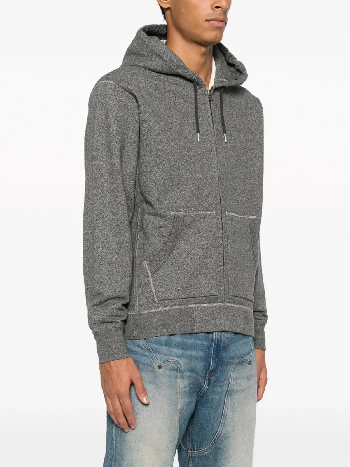 Ralph Lauren RRL ジップアップ コットン フーディー - 画像3