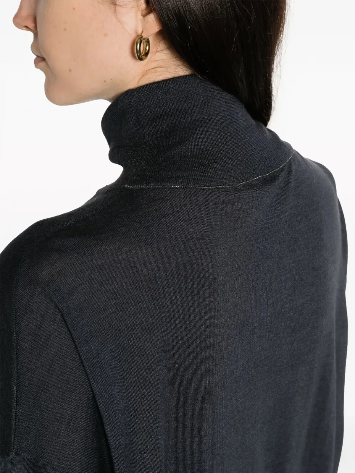 Brunello Cucinelli ロールネック ニットセーター - 画像5