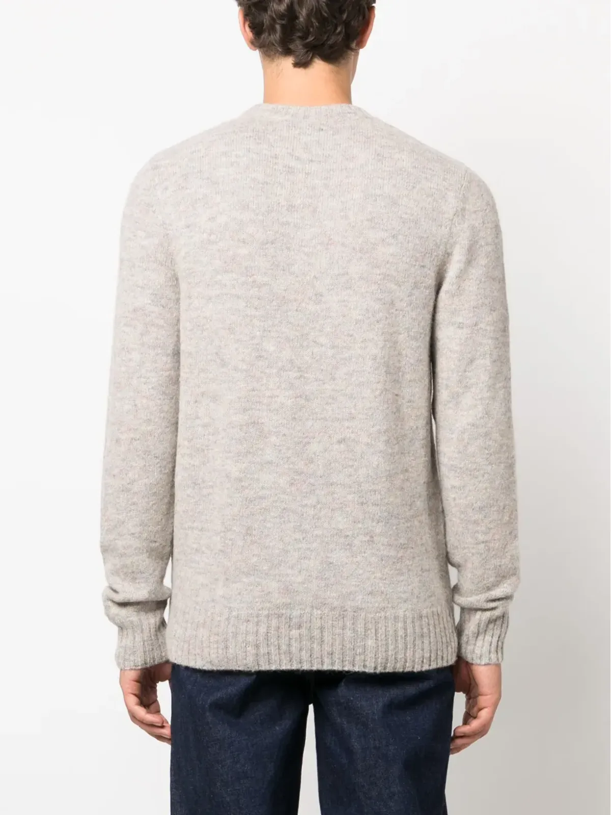 A.P.C. クルーネックのウールブレンドニットジャンパー - 画像4