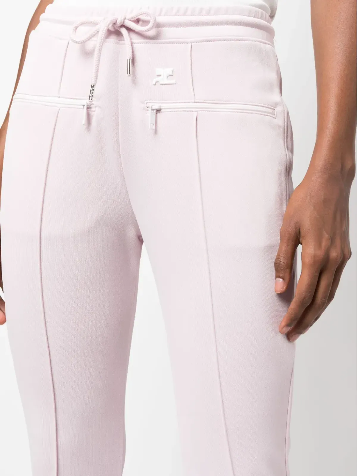 Courrèges Interlock flared trousers - Pink - 画像5