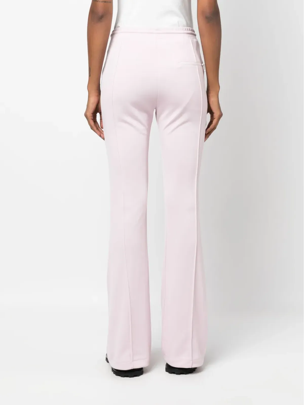 Courrèges Interlock flared trousers - Pink - 画像4
