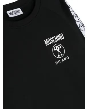 Moschino Kids ロゴプリント ドレス（ブラック） - サムネイル3