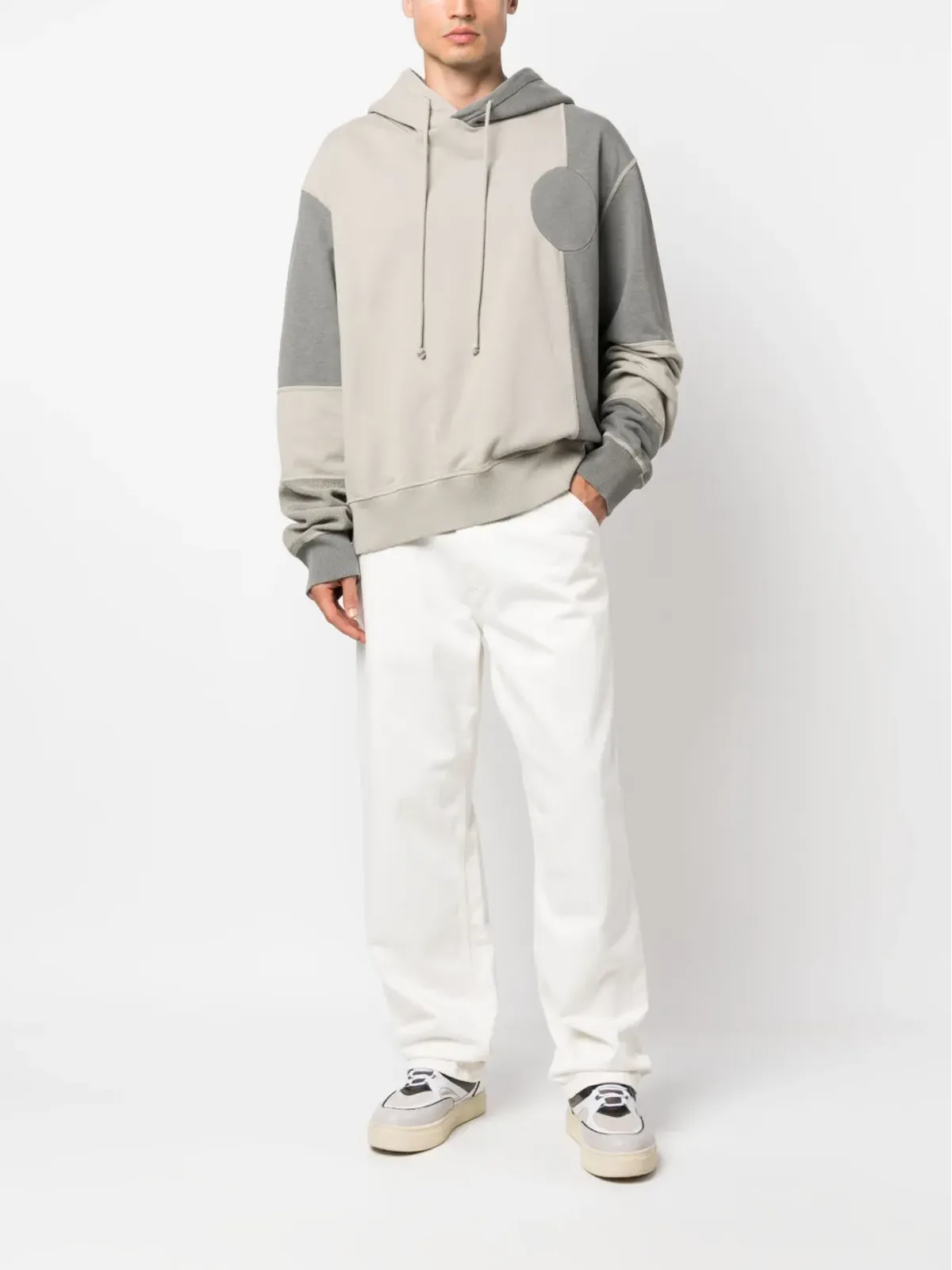 Carhartt WIP ロゴパッチ コットン ストレートレッグ トラウザー - 画像2