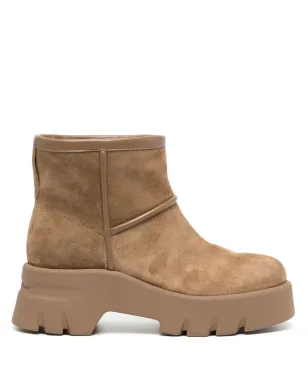 Gianvito Rossi ムートン裏地付きスエードブーツ - サムネイル1