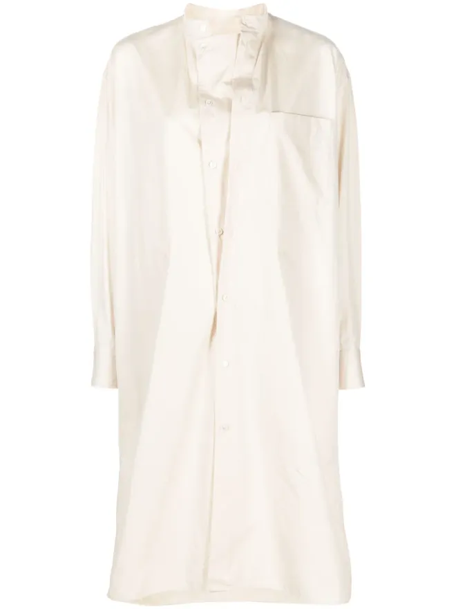 Lemaire LEMAIRE バンドカラー コットン シャツドレスの商品画像