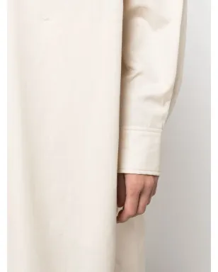 LEMAIRE バンドカラー コットン シャツドレス - サムネイル5