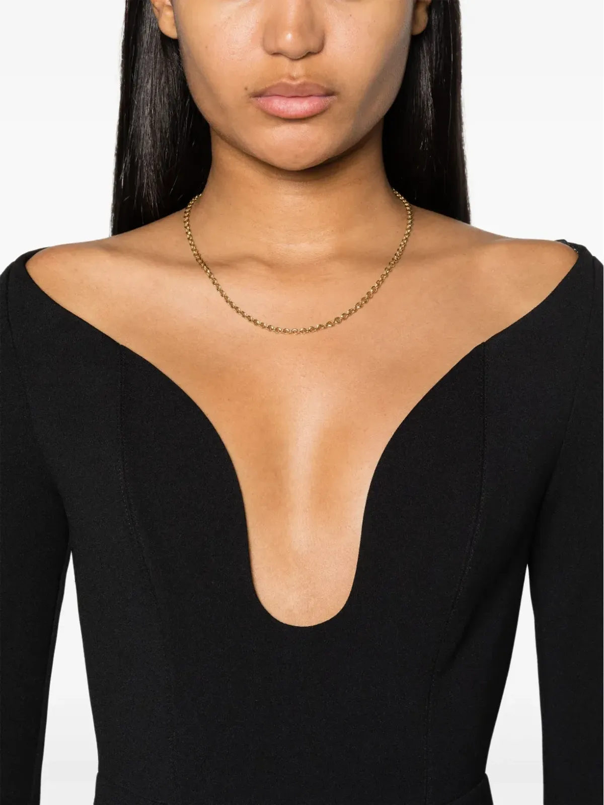 Lizzie Mandler Fine Jewelry マイクロチェーンネックレス - 画像2