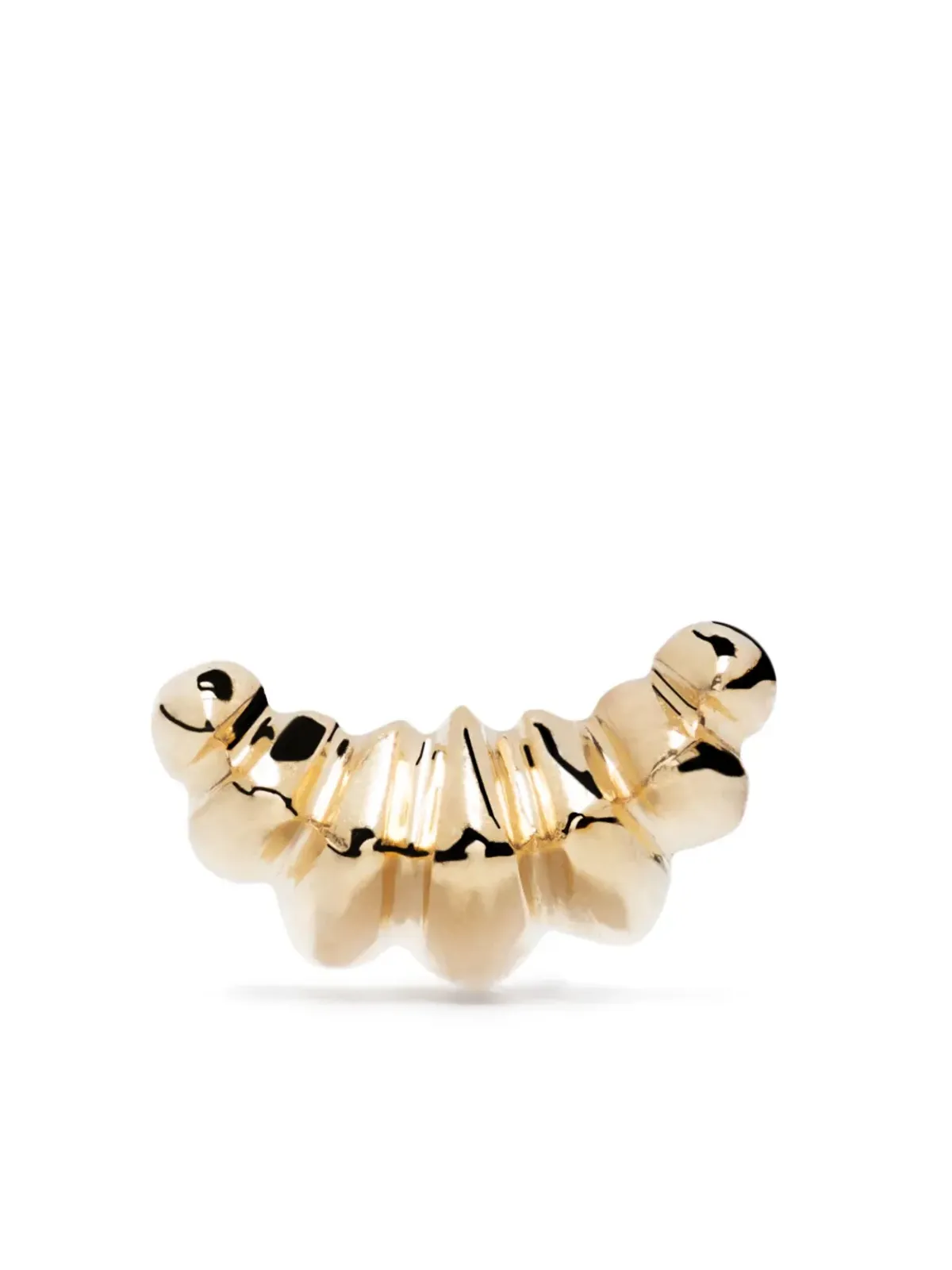 Lizzie Mandler Fine Jewelry クロワッサン型スタッドピアス - 画像1