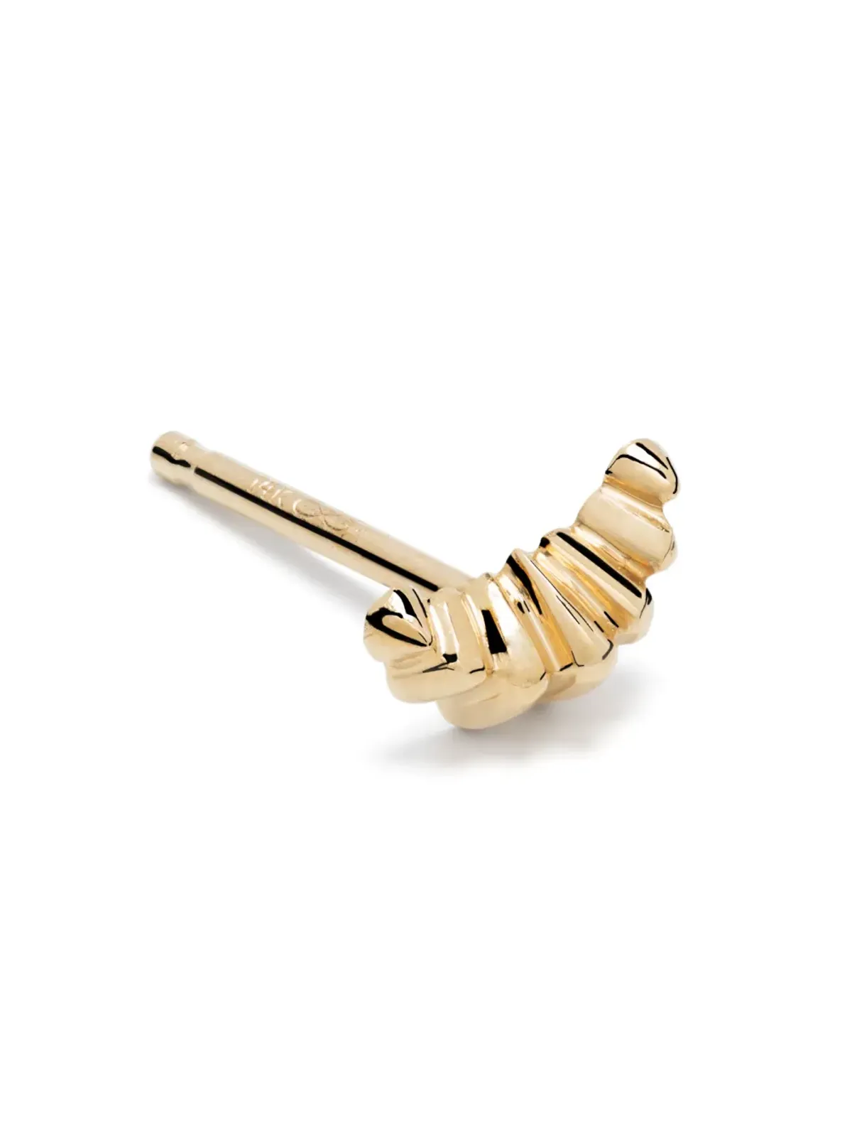 Lizzie Mandler Fine Jewelry クロワッサン型スタッドピアス - 画像3