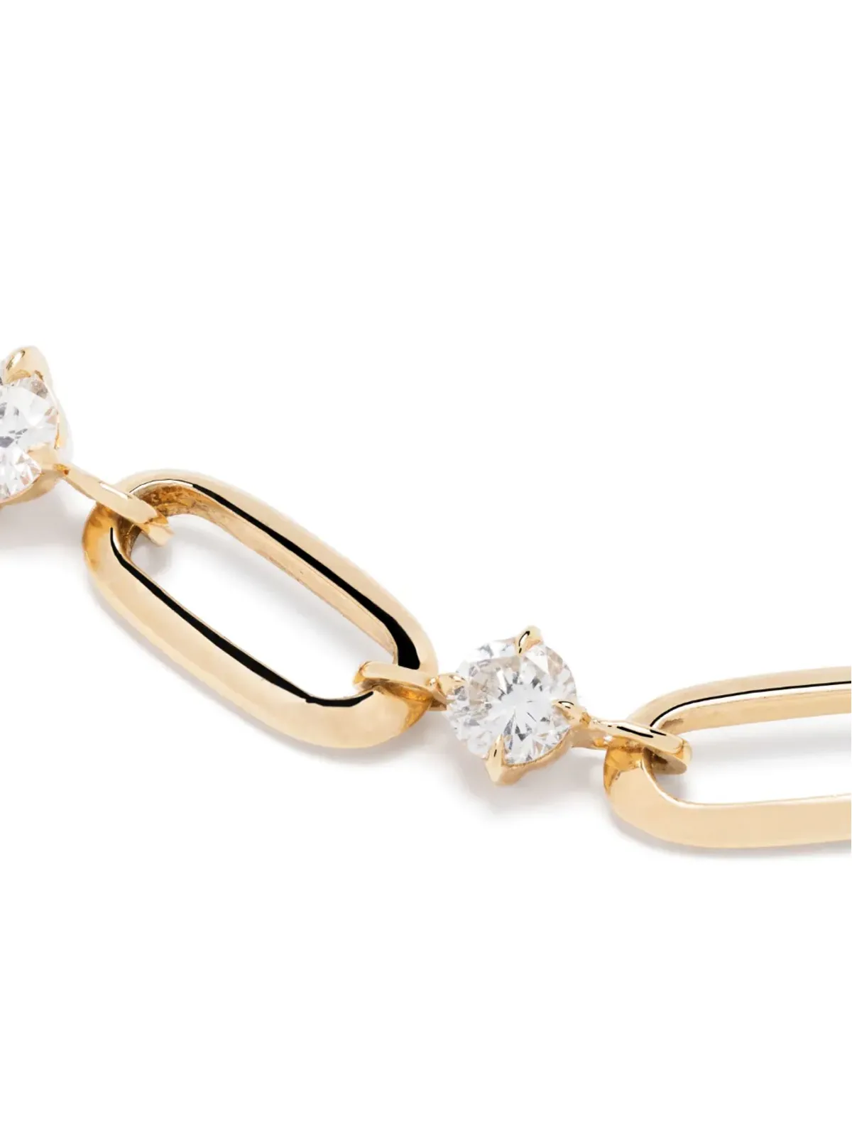 Lizzie Mandler Fine Jewelry 18K イエローゴールド ダイヤモンド リンク ブレスレット - 画像3