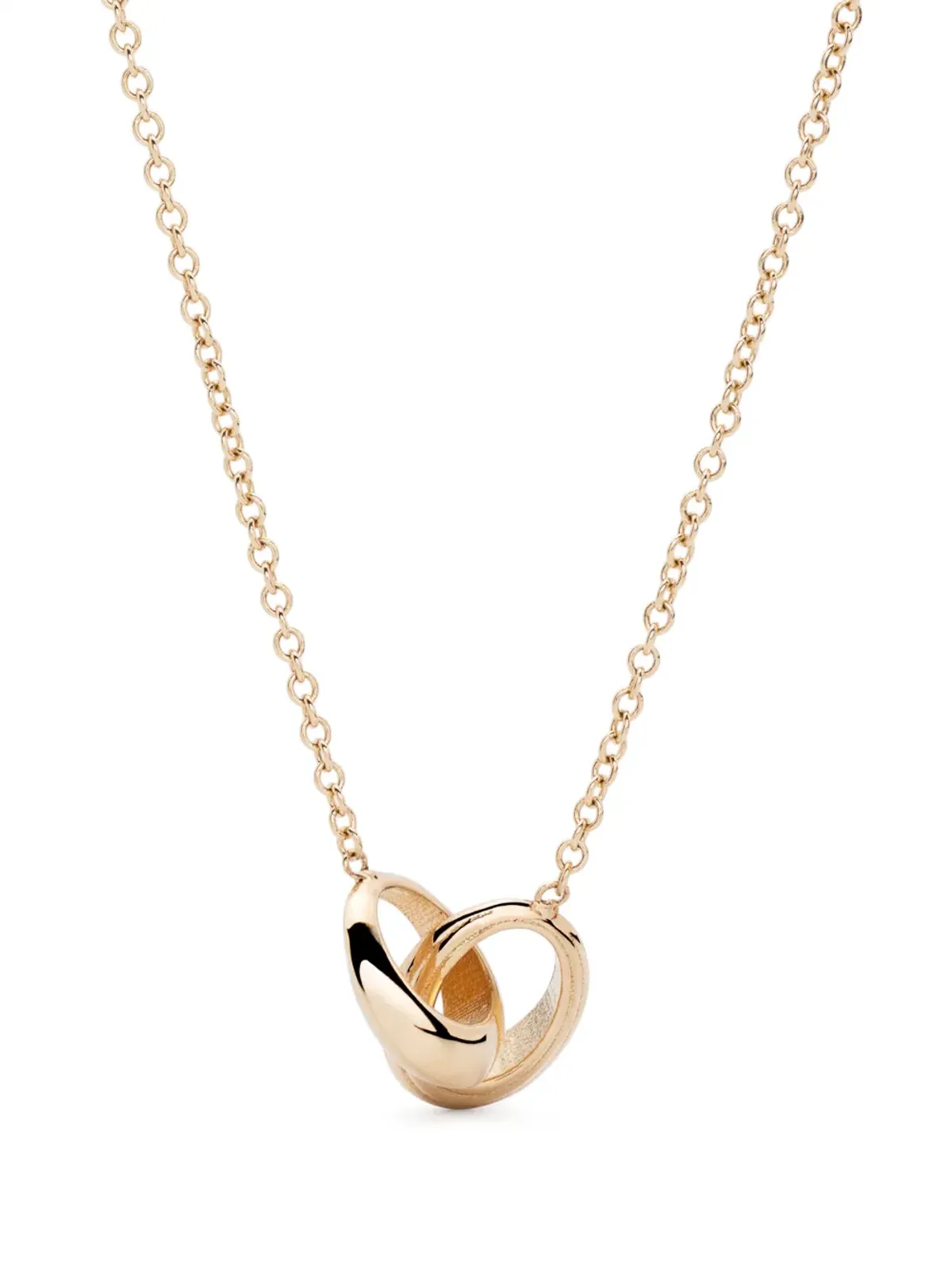 Lizzie Mandler Fine Jewelry マイクロ・クレセント・リンク ネックレス - 画像1