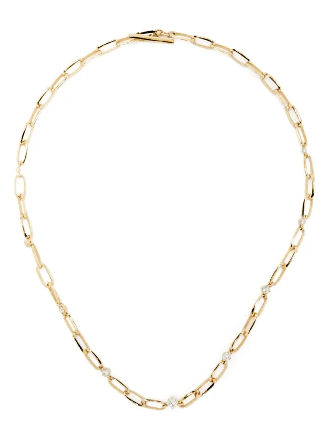 Lizzie Mandler Fine Jewelry Lizzie Mandler Fine Jewelry 18K イエローゴールド ダイヤモンド・リンク ネックレスの商品画像