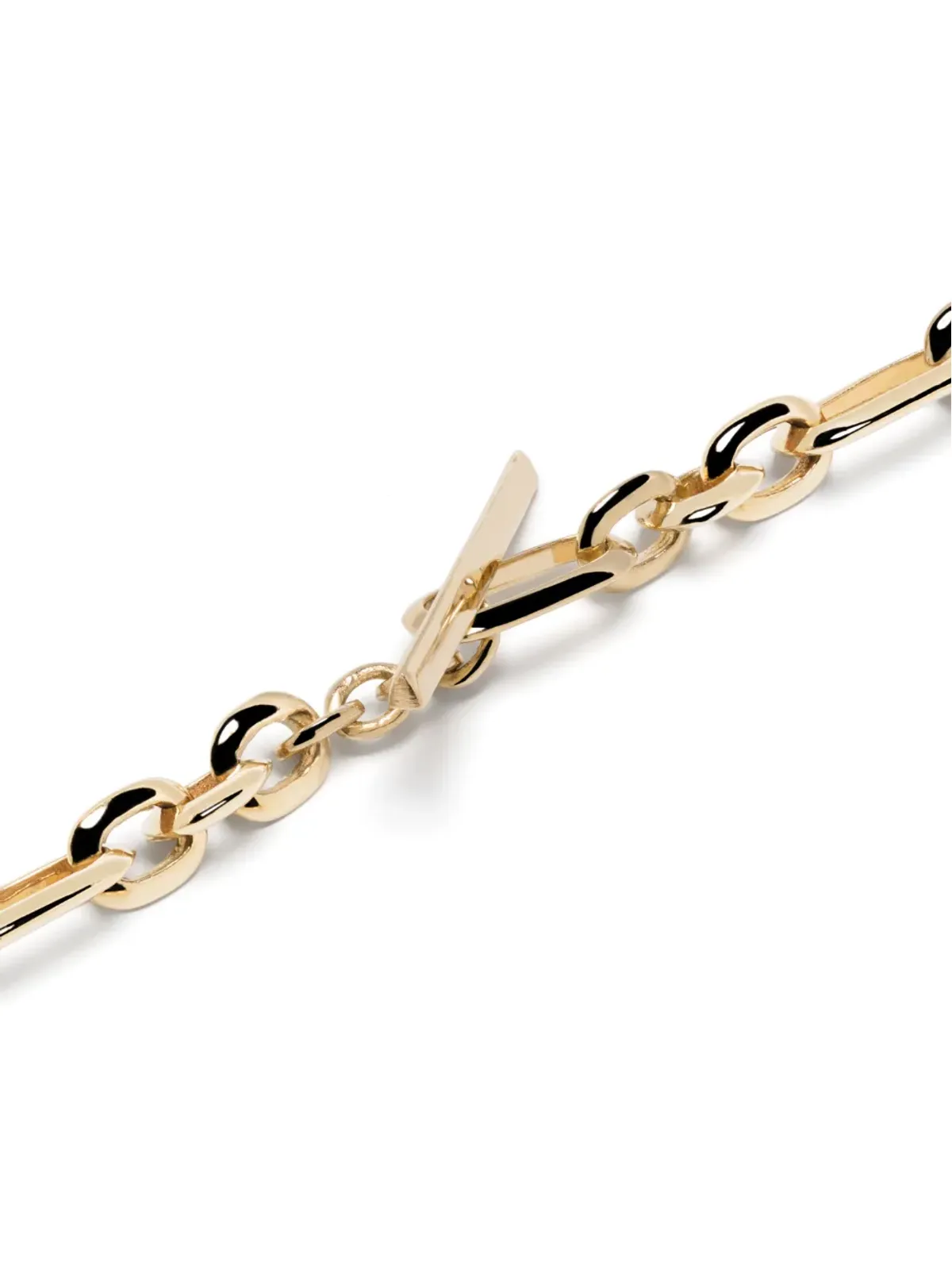 Lizzie Mandler Fine Jewelry 18K イエローゴールド ダイヤモンド フィガロチェーン ネックレス - 画像4