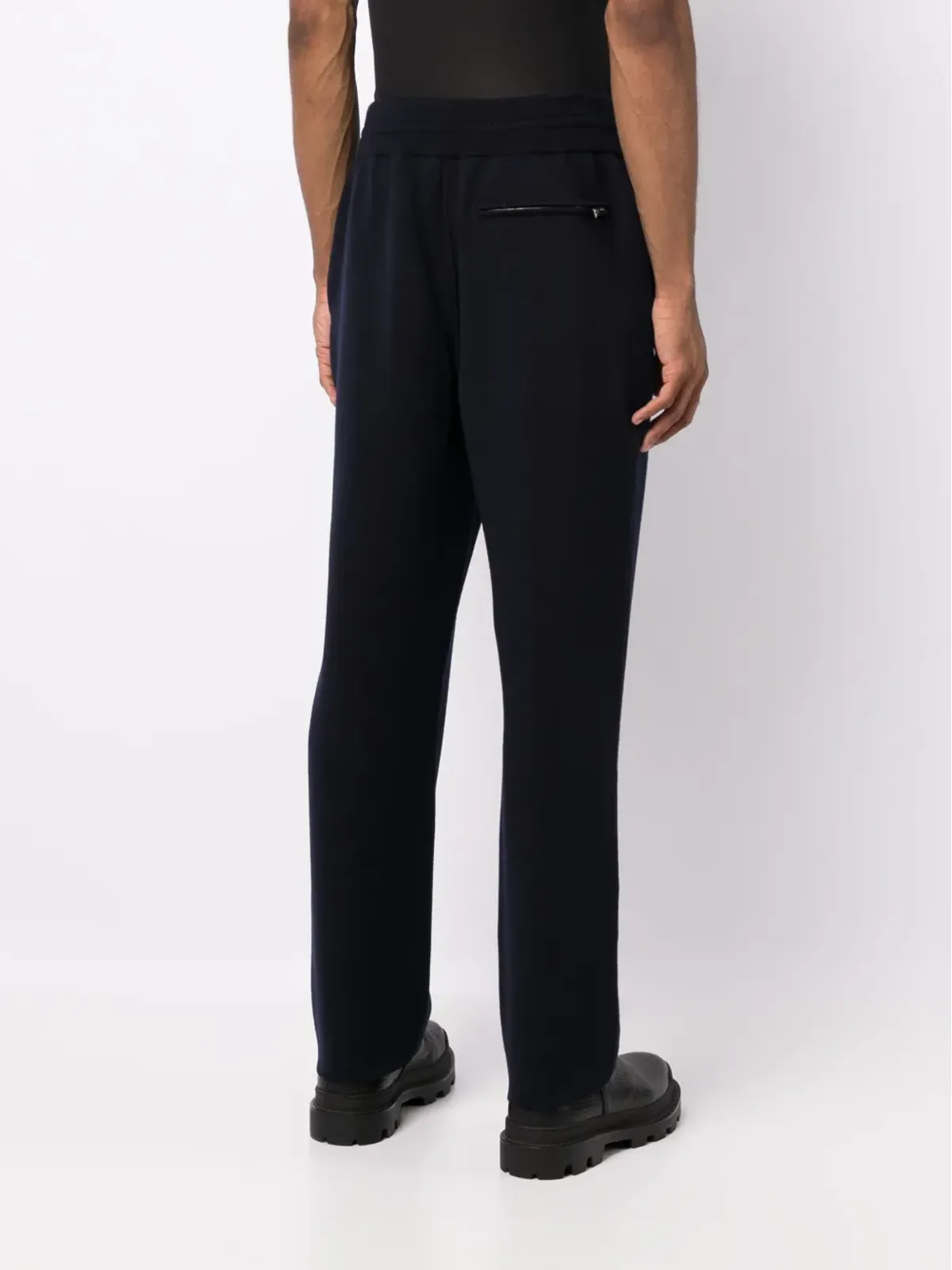 Lanvin ウールブレンド トラックパンツ ブルー - 画像4