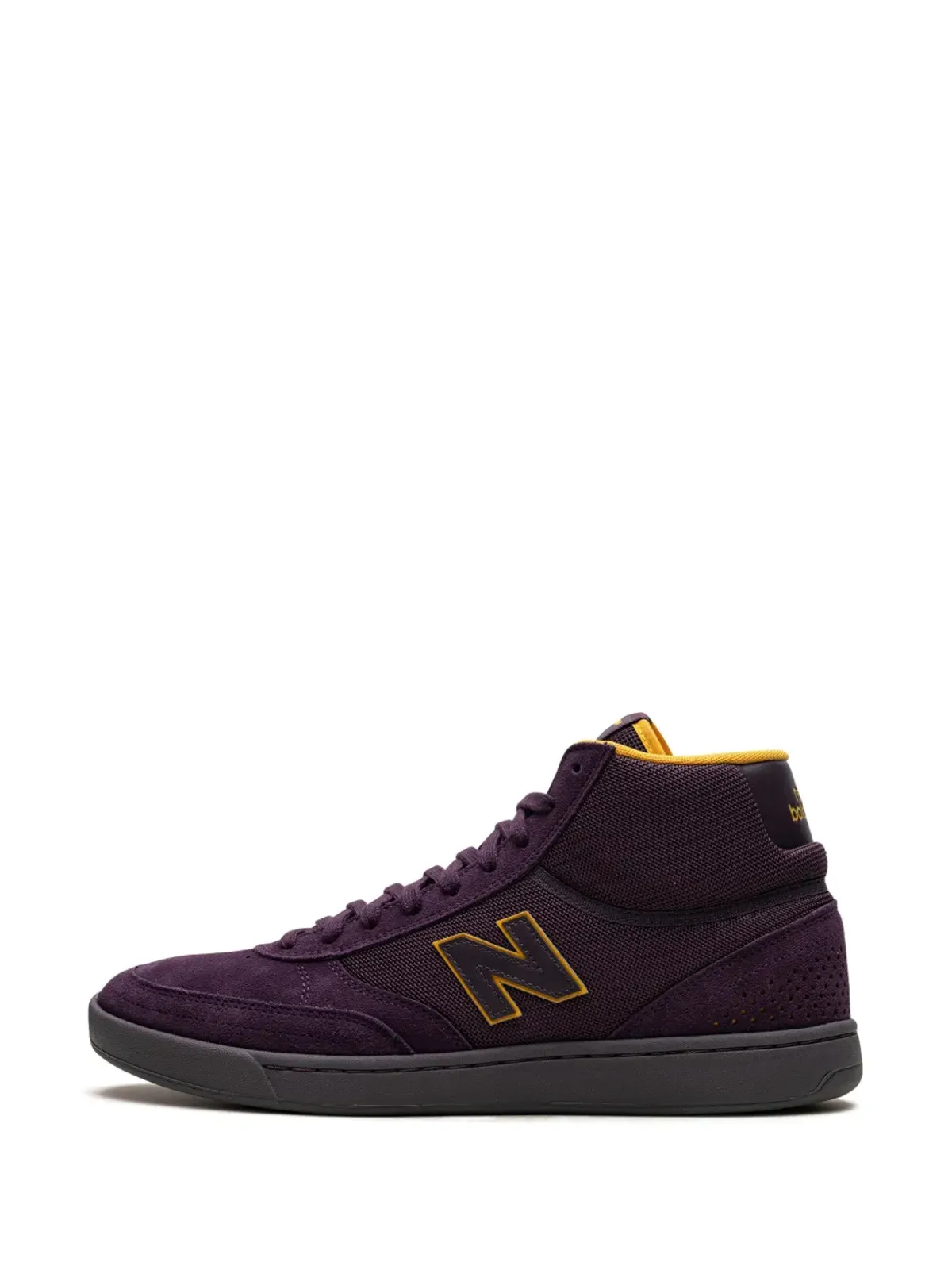 New Balance Numeric 440 High Purple/Yellow ハイカットスニーカー - 画像5