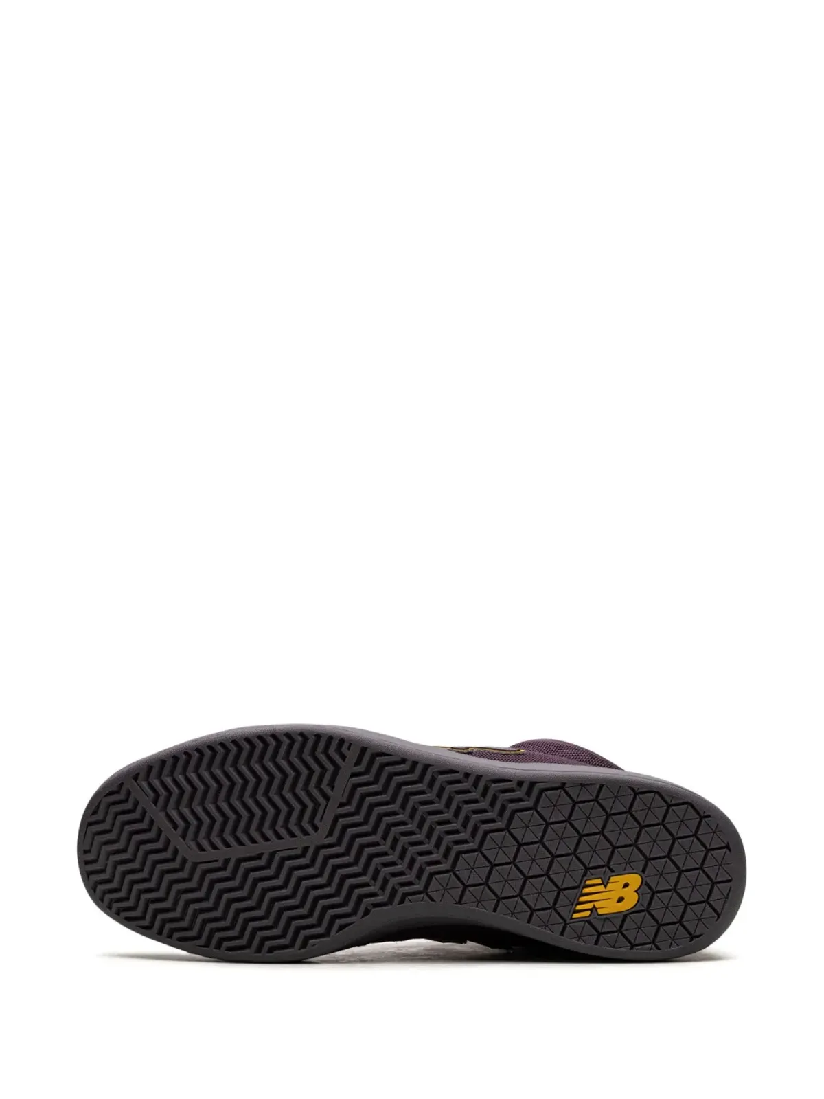 New Balance Numeric 440 High Purple/Yellow ハイカットスニーカー - 画像4