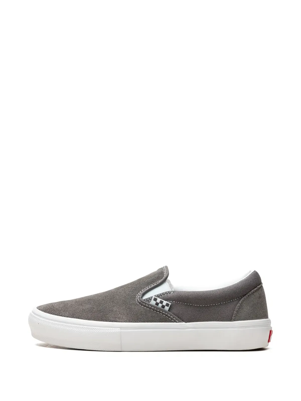 Vans スケート Slip-On グレー/ホワイト スニーカー - 画像5