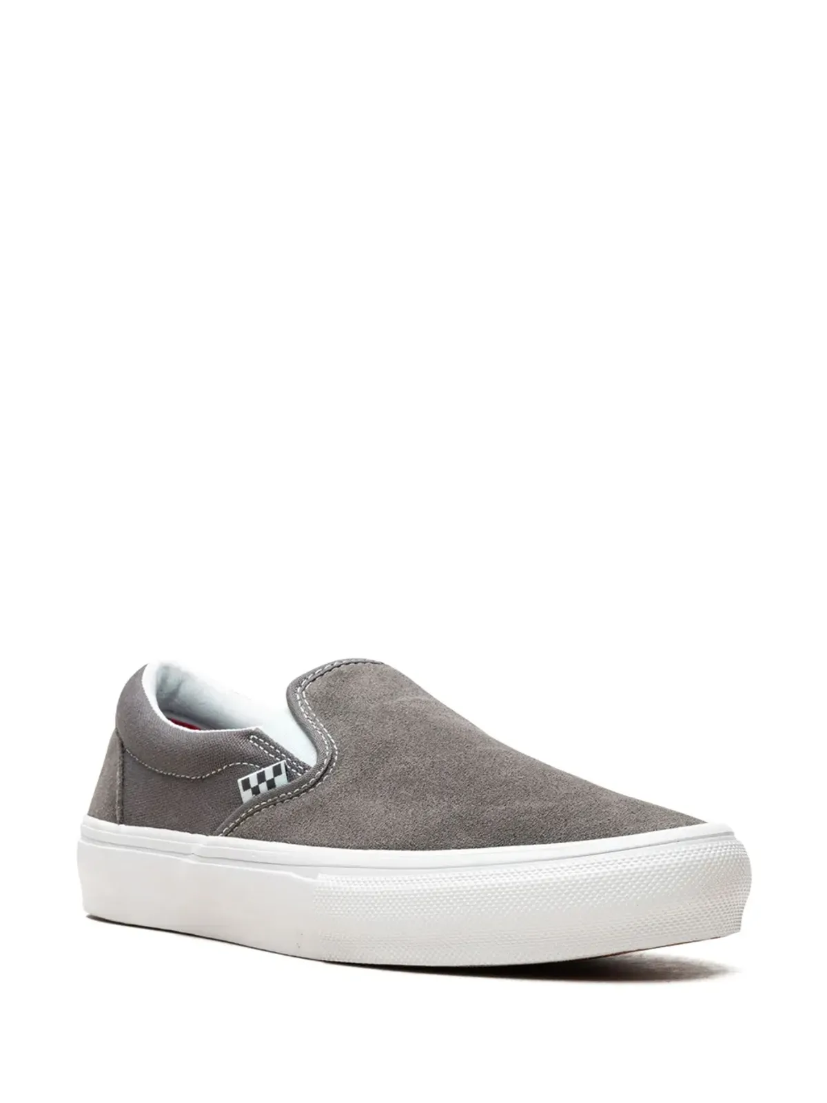 Vans スケート Slip-On グレー/ホワイト スニーカー - 画像2