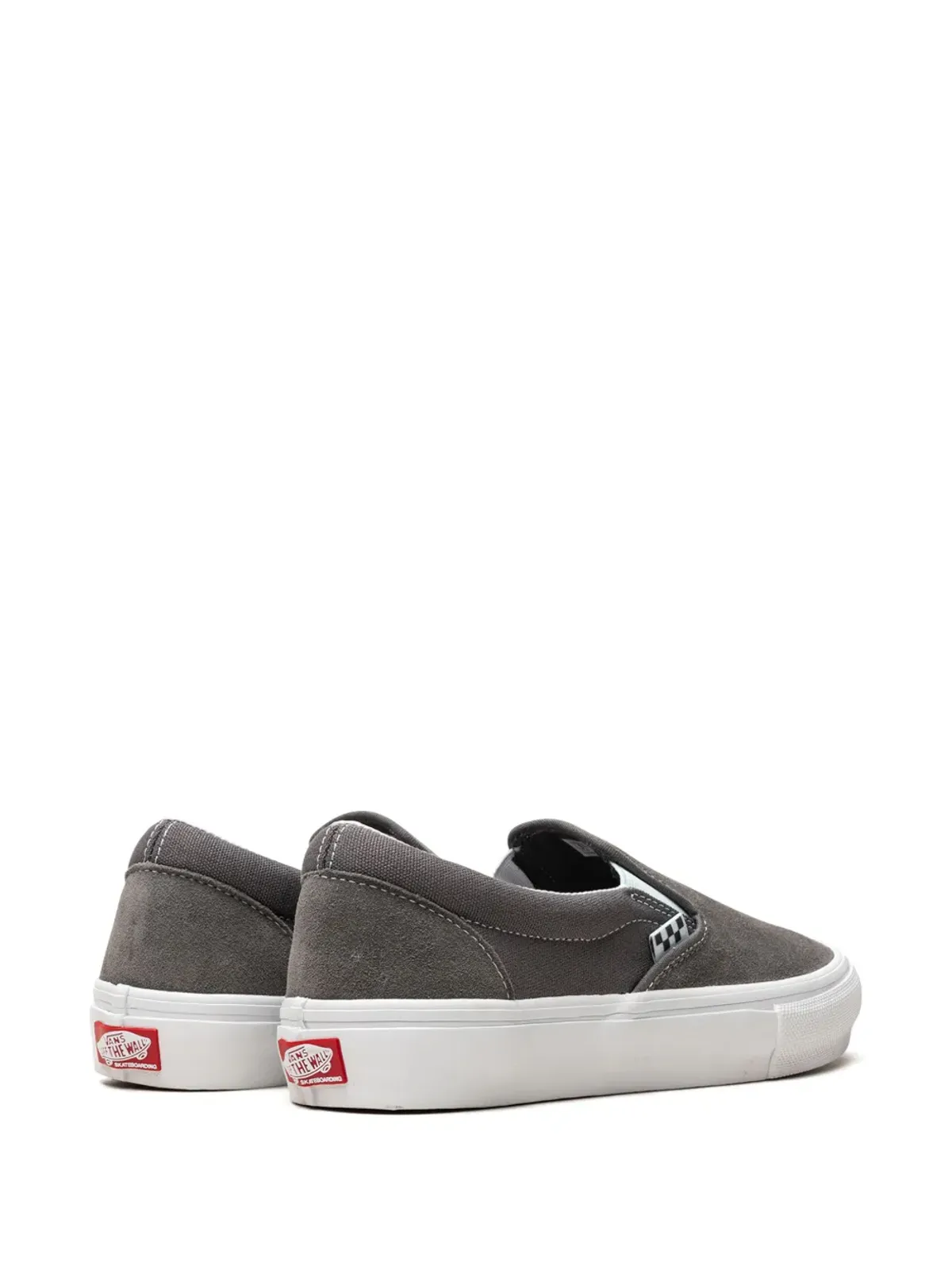 Vans スケート Slip-On グレー/ホワイト スニーカー - 画像3