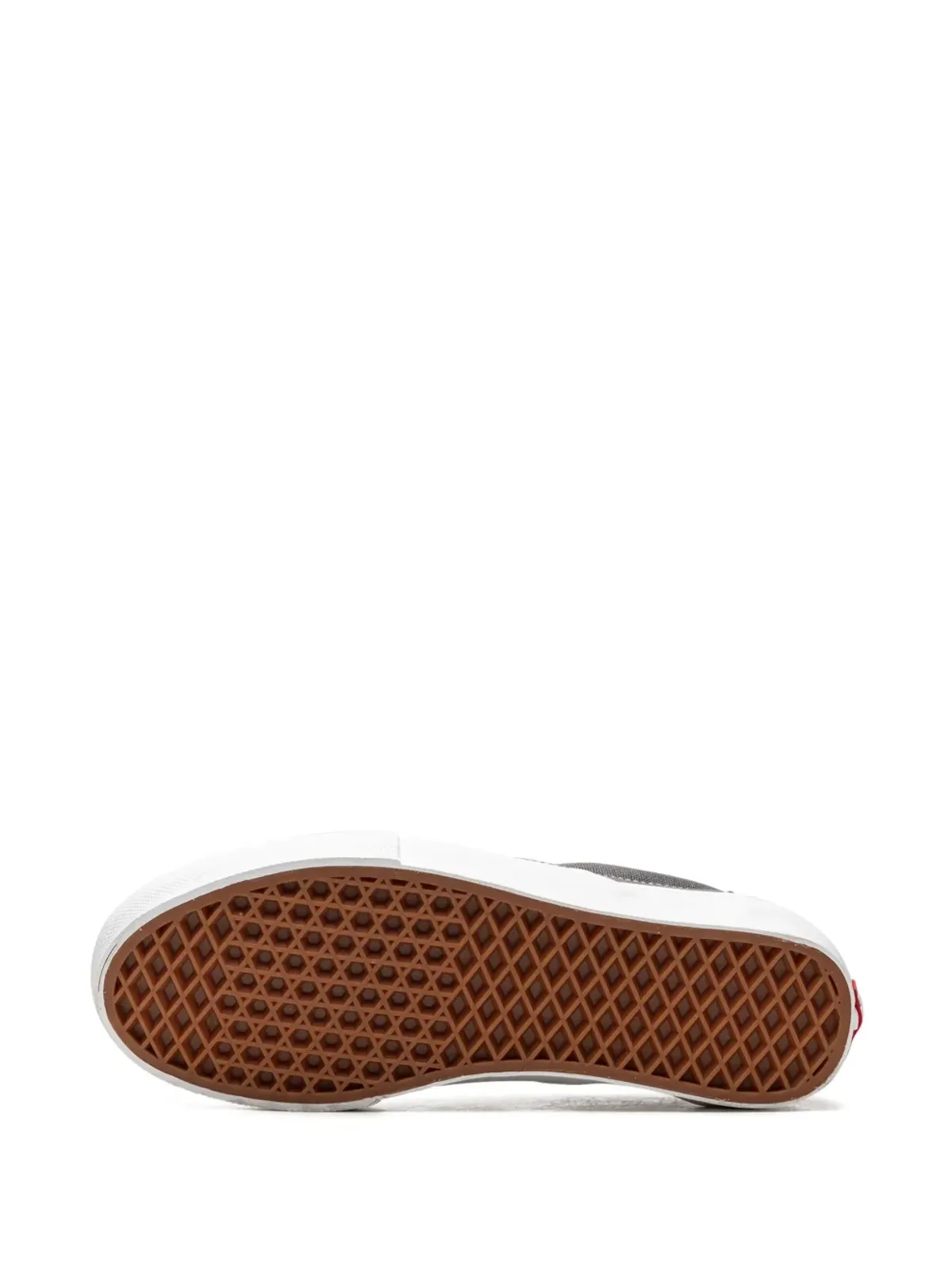 Vans スケート Slip-On グレー/ホワイト スニーカー - 画像4