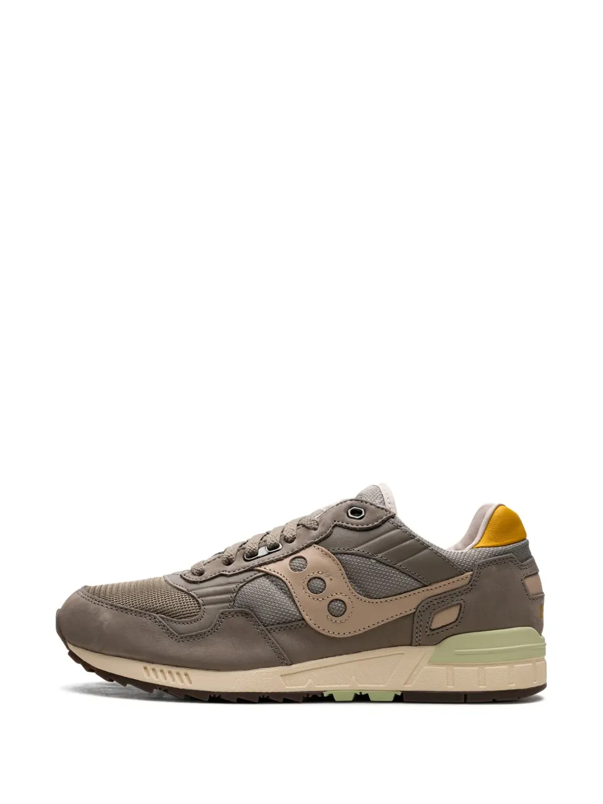Saucony Shadow 5000 Premium グレー/オレンジ スニーカー - 画像5