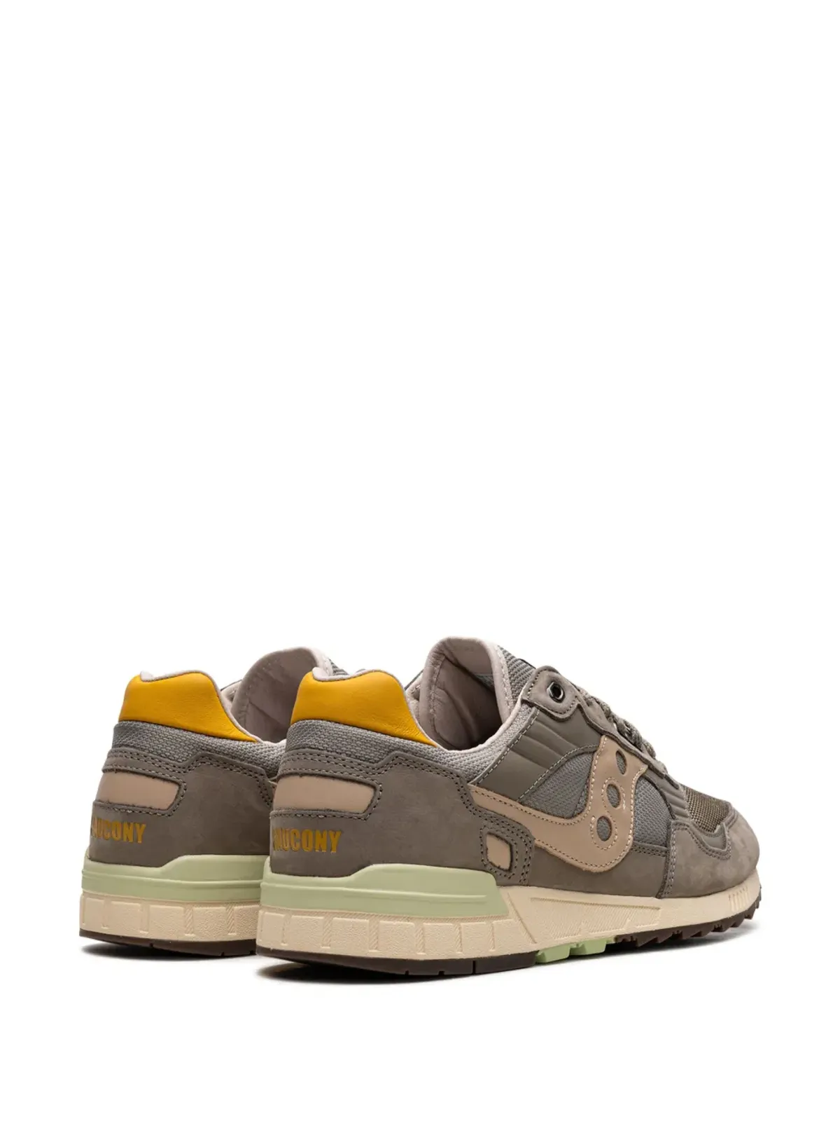 Saucony Shadow 5000 Premium グレー/オレンジ スニーカー - 画像3