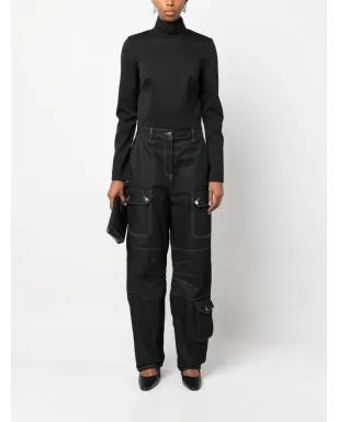MM6 Maison Margiela クロップドハイネックブラウス - サムネイル2