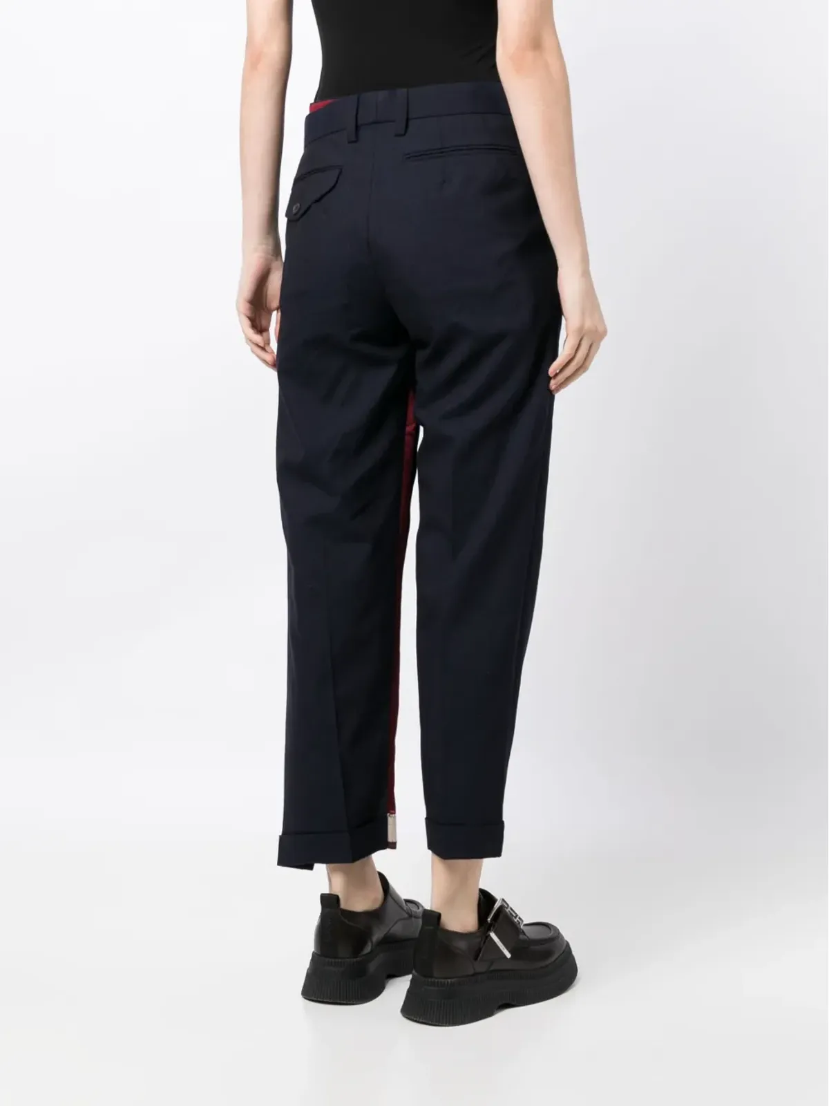Kolor アシンメトリック テーパードパンツ - 画像4