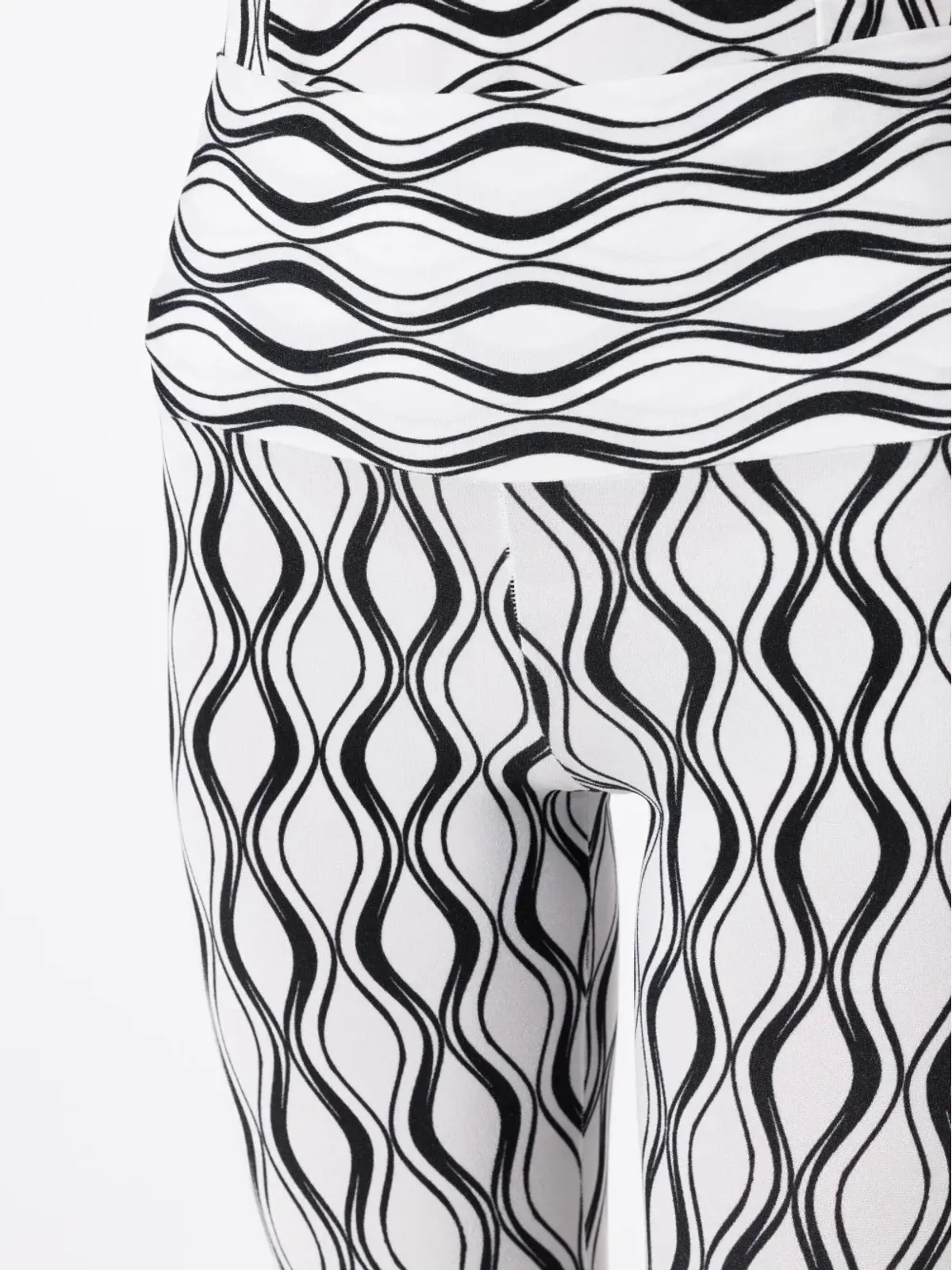 AMIR SLAMA GYM グラフィックプリント クロップドレギンス - White - 画像5