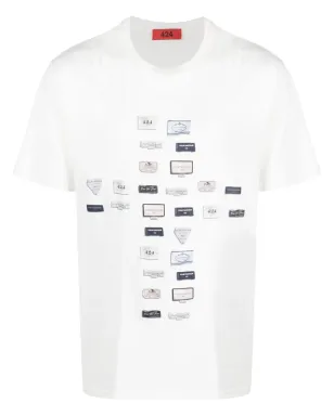 424 グラフィックプリント コットン Tシャツ - サムネイル1