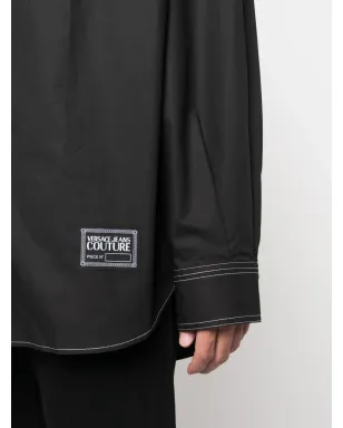 Versace Jeans Couture ロゴパッチコットンシャツ - サムネイル5