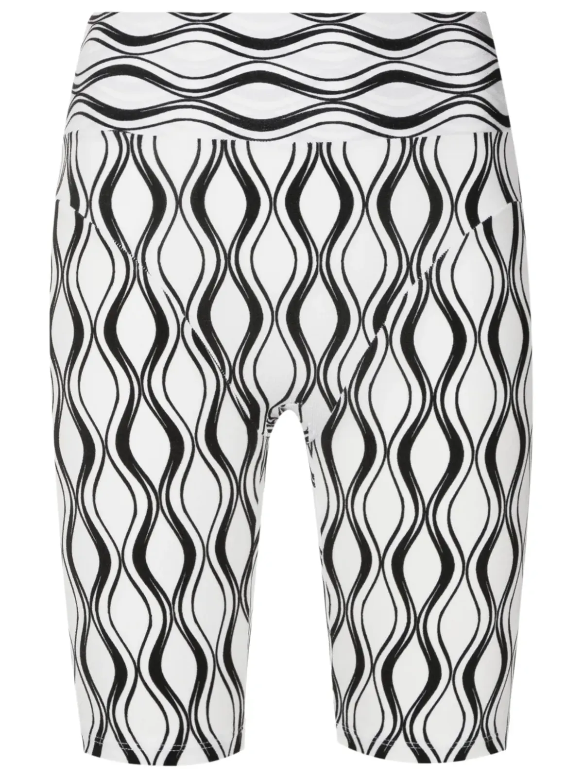 AMIR SLAMA GYM グラフィックプリント カットアウトショーツ - 画像1