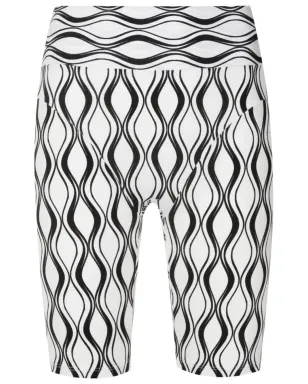 AMIR SLAMA GYM グラフィックプリント カットアウトショーツ - サムネイル1