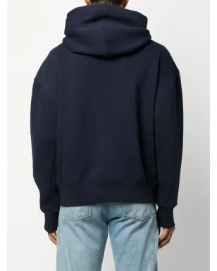AMI Paris Ami De Coeur オーガニックコットンブレンド フーディ - サムネイル4