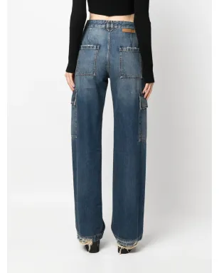Stella McCartney カーゴポケット付きストレートジーンズ - サムネイル4