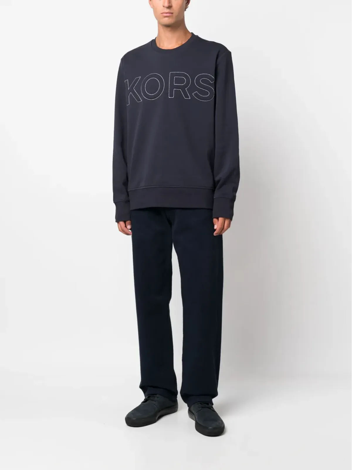 Michael Kors ロゴエンボス クルーネック スウェット - 画像2