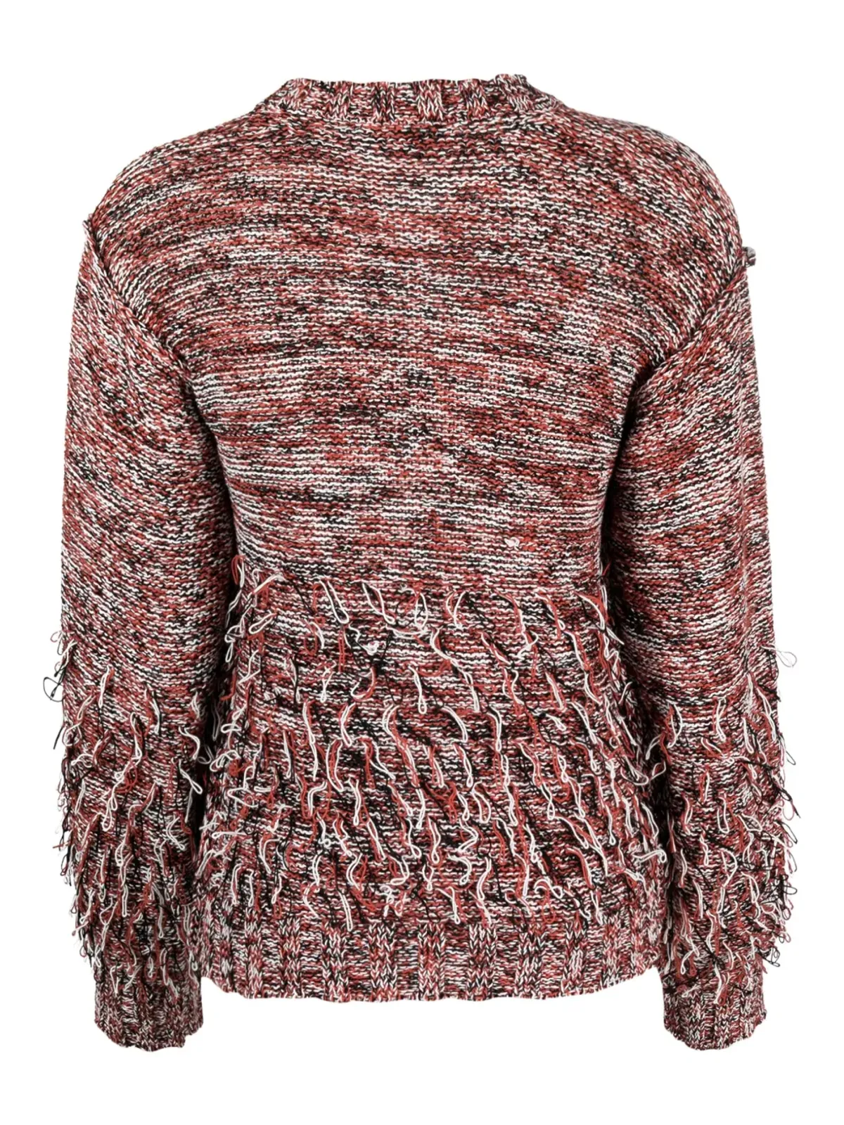 Durazzi Milano フリンジディテール クルーネック スウェット - レッド - 画像2