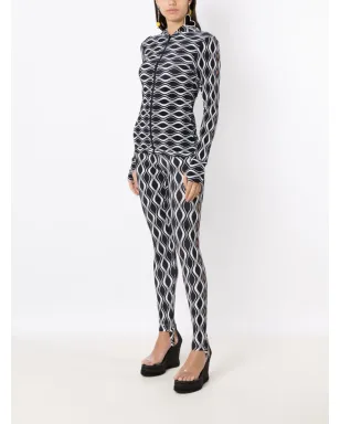 AMIR SLAMA GYM 波柄ハイウエストレギンス - サムネイル2