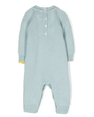 Gensami kids ハート刺繍入りニットロンパース - サムネイル2