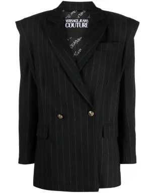 Versace Jeans Couture ピンストライプ柄 ダブルブレスト ブレザー - サムネイル1