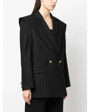 Versace Jeans Couture ピンストライプ柄 ダブルブレスト ブレザー - サムネイル3