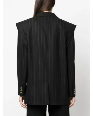 Versace Jeans Couture ピンストライプ柄 ダブルブレスト ブレザー - サムネイル4