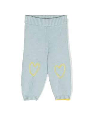 Gensami kids ハート刺繍入り 編み地パンツ - サムネイル1